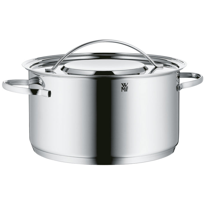 WMF Gala Plus Kochtopf klein 16cm, Metalldeckel, Fleischtopf Induktion 1,9l, Cromargan Edelstahl pol
