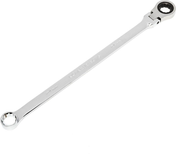 GEARWRENCH Getriebe 12 Stück XL Flex Head Doppelkasten-Ratschenschlüssel, 24 mm – 86024, Schwarz 24m