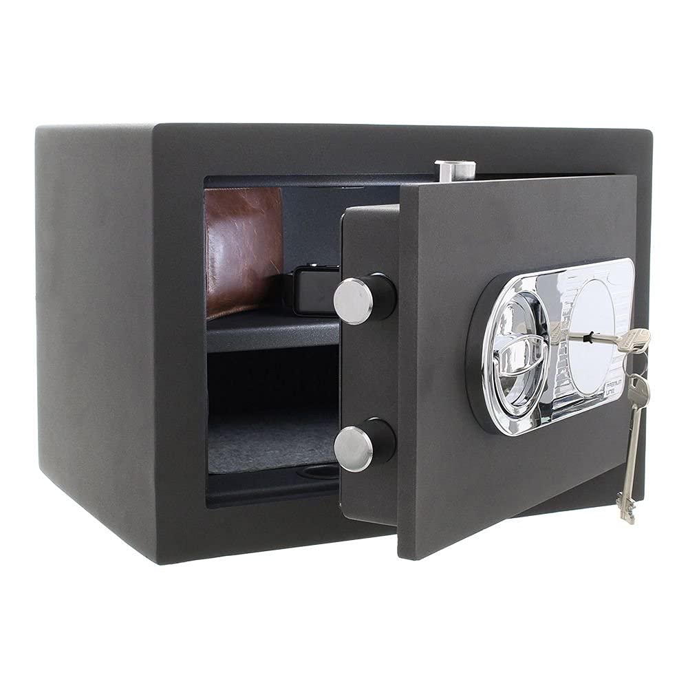 SafeHero Möbeltresor Klasse 1 EN 1143-1 Secureo Falcon 1 | H280xB370xT280 mm | 30 kg | Doppelbartsch