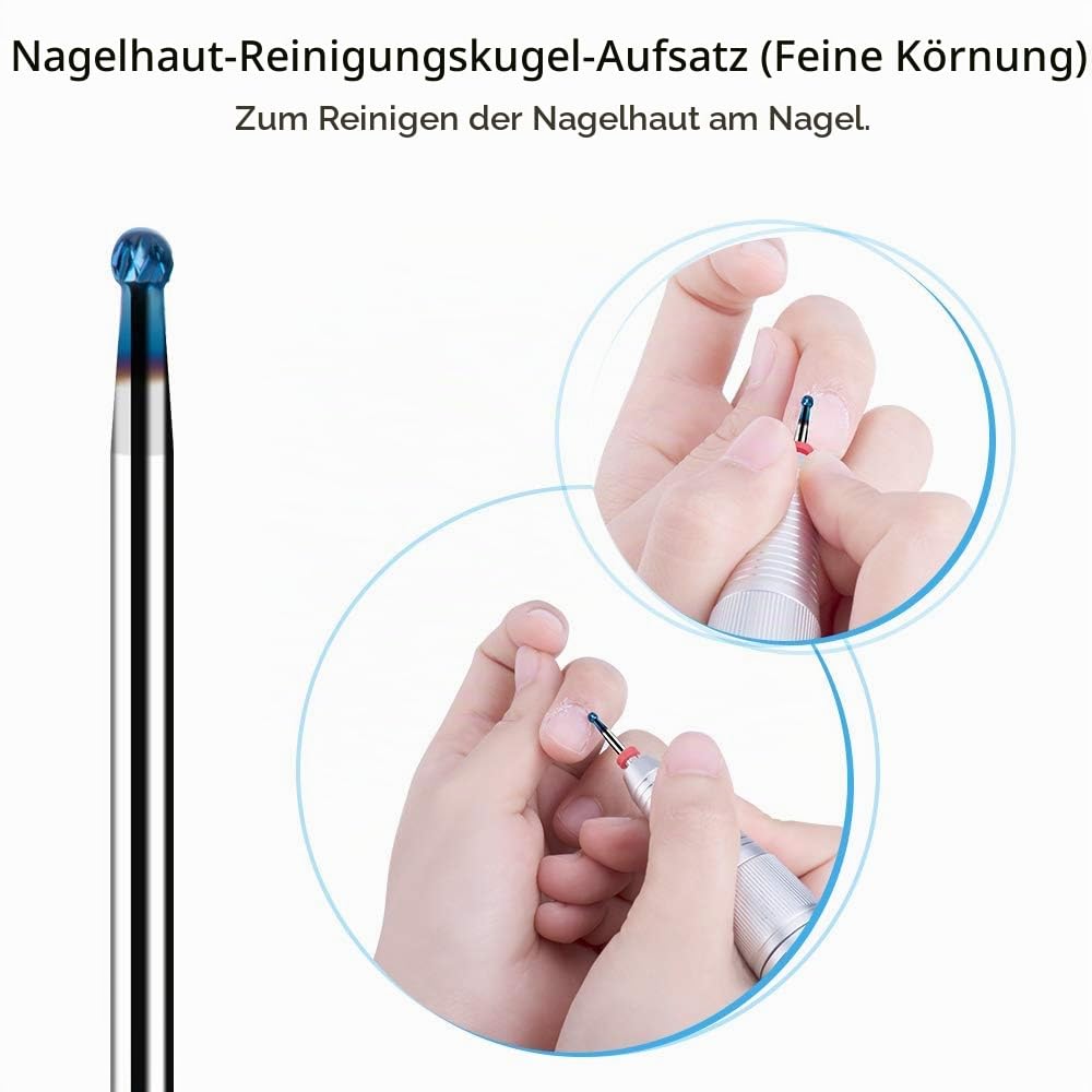 MelodySusie 7x Premium Wolframcarbid Hartmetall Bits Set Professioneller Schleifkörper Schleifkopf N