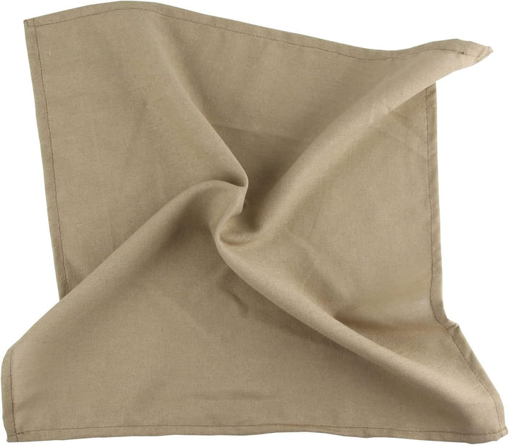weich Polyester -Leinen gemischt Abendessen Cloth Servietten, 12 Stück (40 x 40 cm), für Veranstaltu