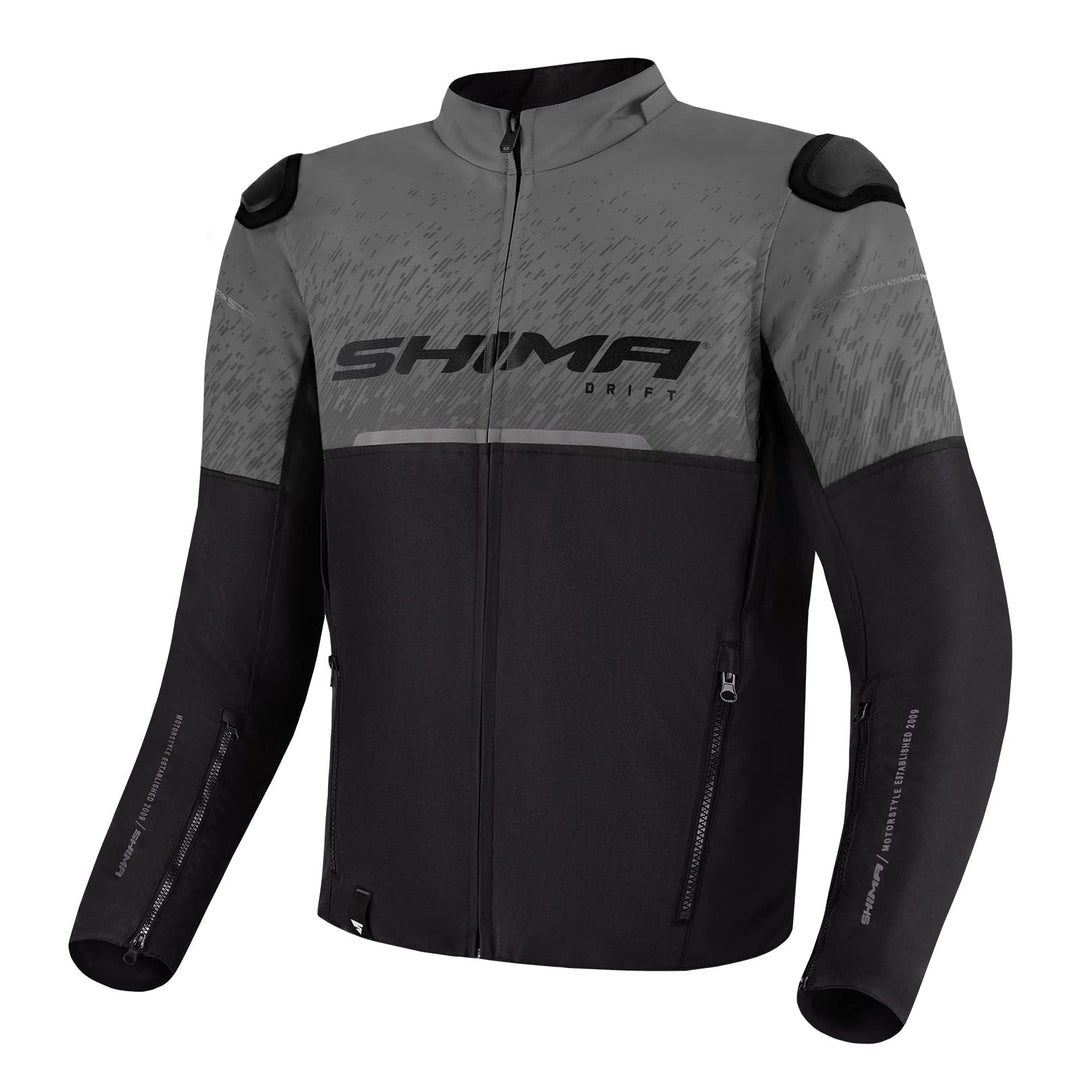 SHIMA DRIFT Motorradjacke Herren | Leichte, Atmungsaktive Sommer Mesh Motorcycle Stadt Textiljacke M