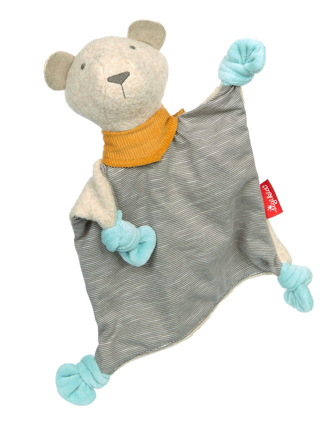 SIGIKID 42666 Schnuffeltuch Bär Gold Collection Mädchen und Jungen Babyspielzeug empfohlen ab Geburt