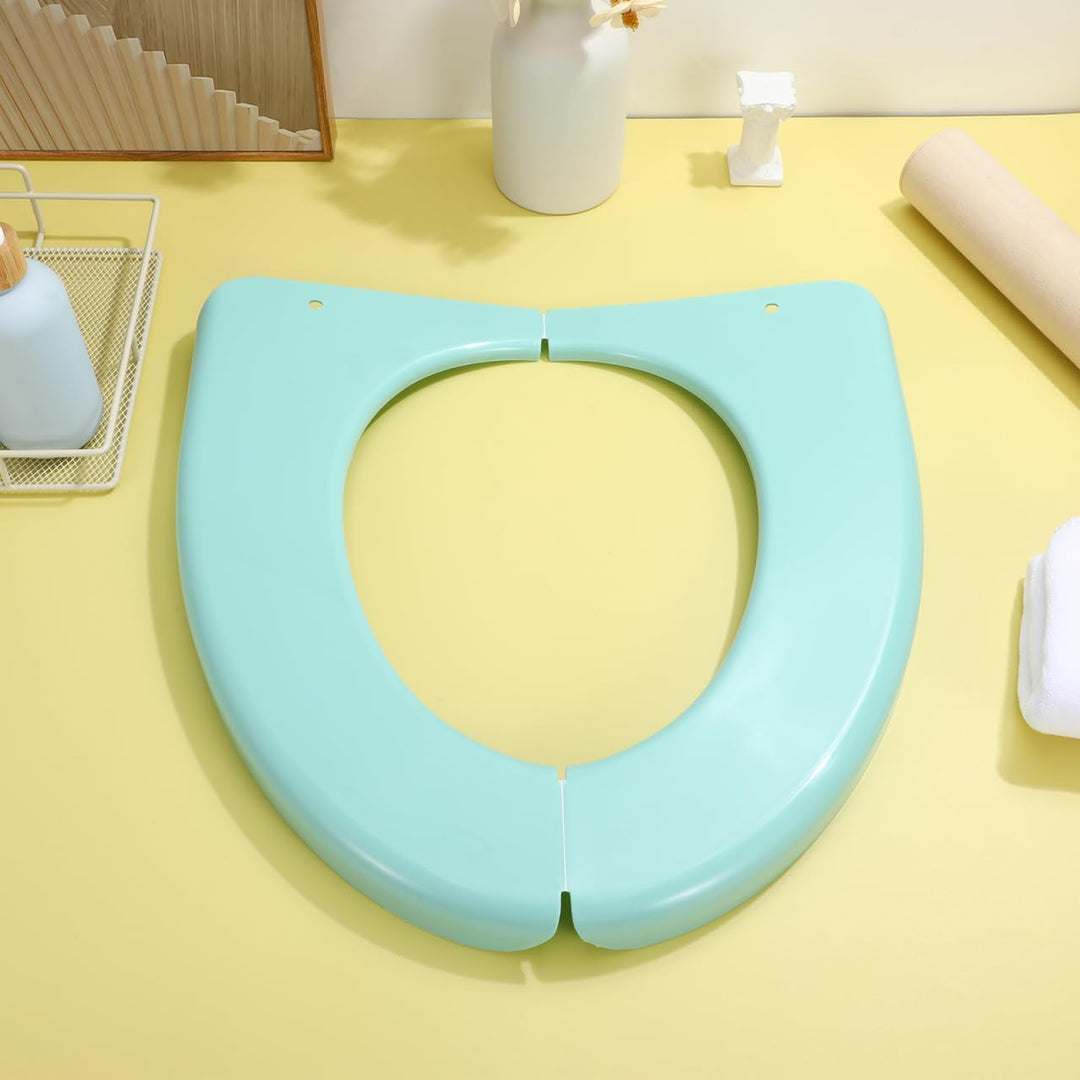 Klappbarer Toilettensitzbezug Tragbarer Töpfchensitzkissenpolster Kunststoff Für Reisen Und Zuhause