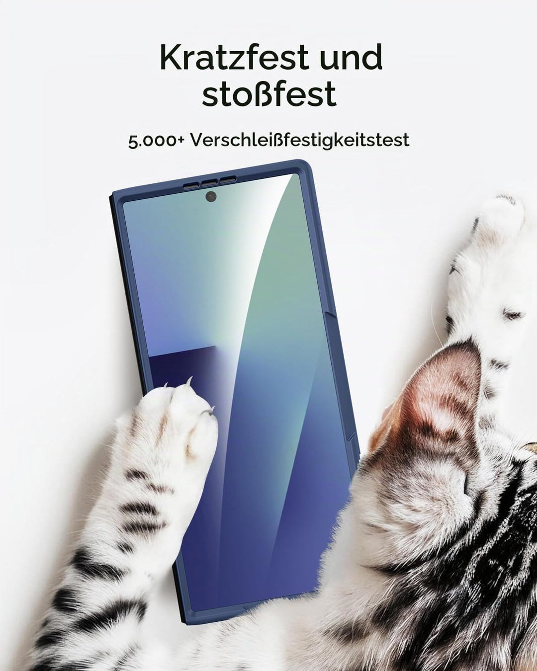 Miimall Kompatibel mit Samsung Galaxy Z Fold 7 Hülle mit S-Pen &amp; Stifthalter, [HD Displayschutz] Ult