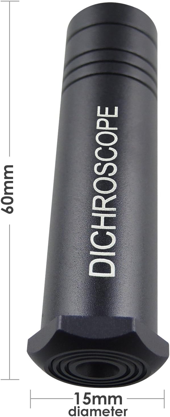 Handheld Heavy Duty Calcit Dichroskop, Trichoic Gem & Edelsteine Gemological Testing, Jeweler Tool