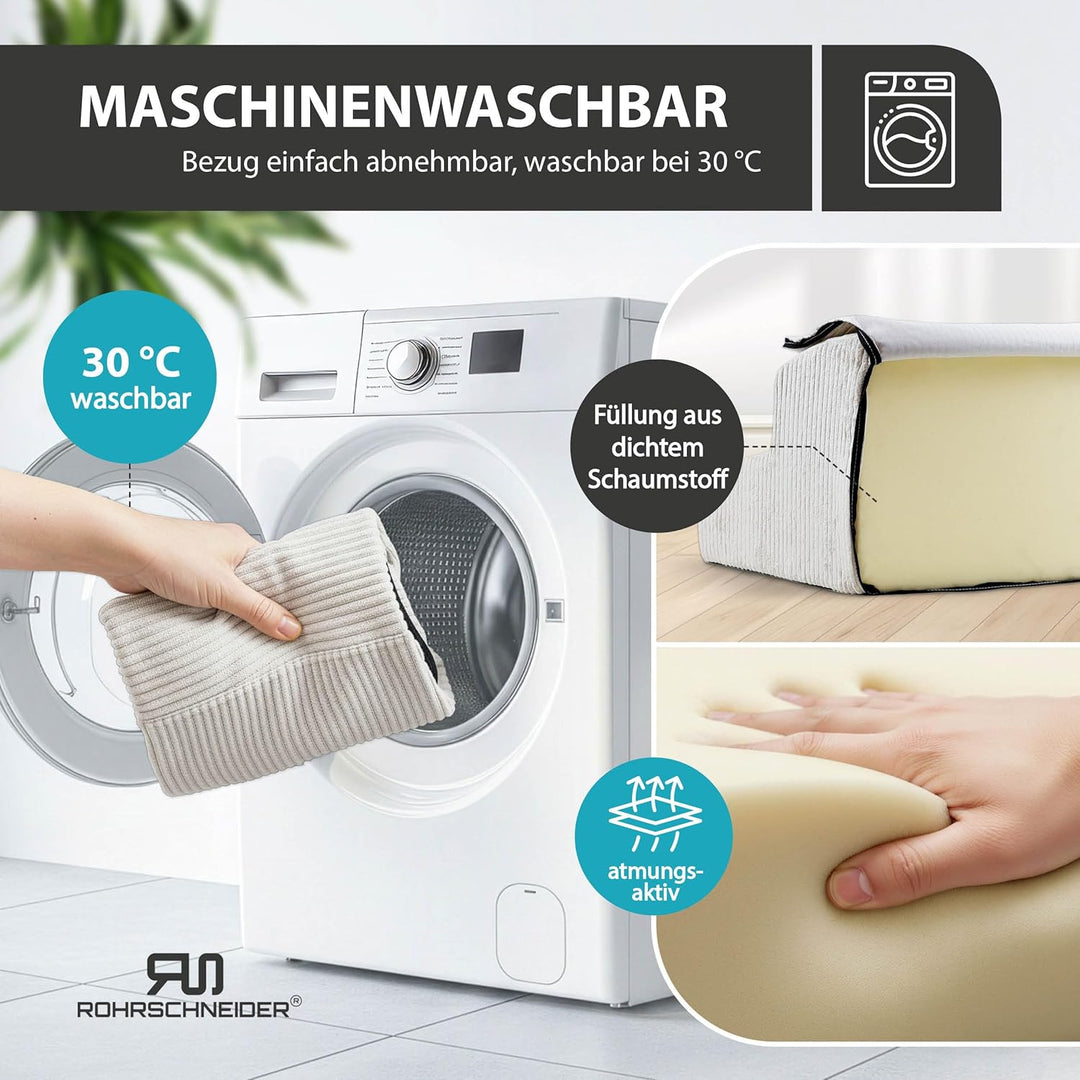 Rohrschneider Hundetreppe kleine Hunde | Made in EU | Haustiertreppe mit Rutschfester Unterseite | K