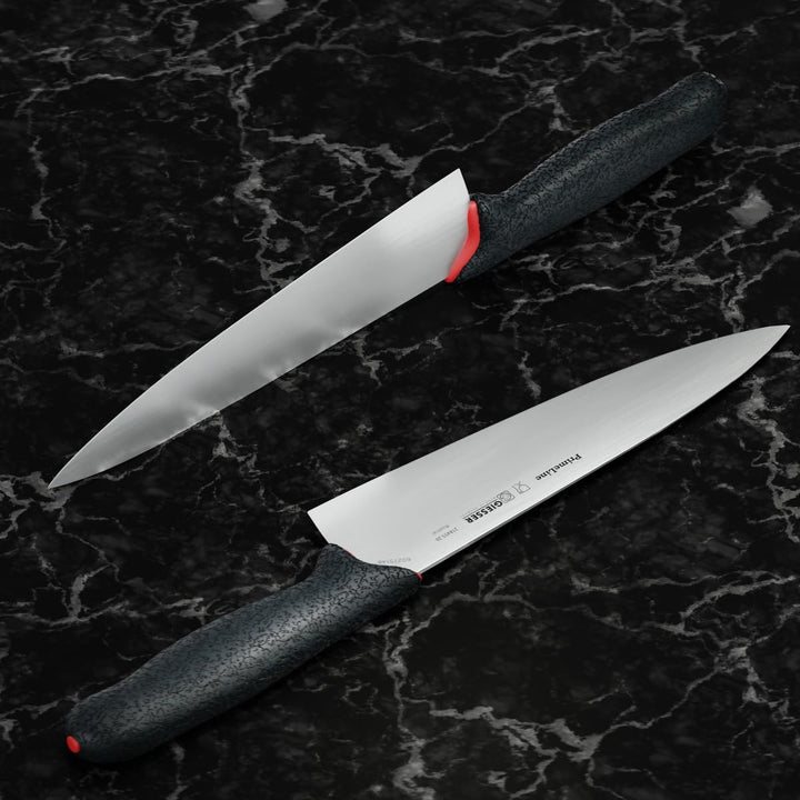 GIESSER seit 1776 - Made in Germany - Kochmesser 20 cm breite Klinge PrimeLine, schwarz, rostfrei, s