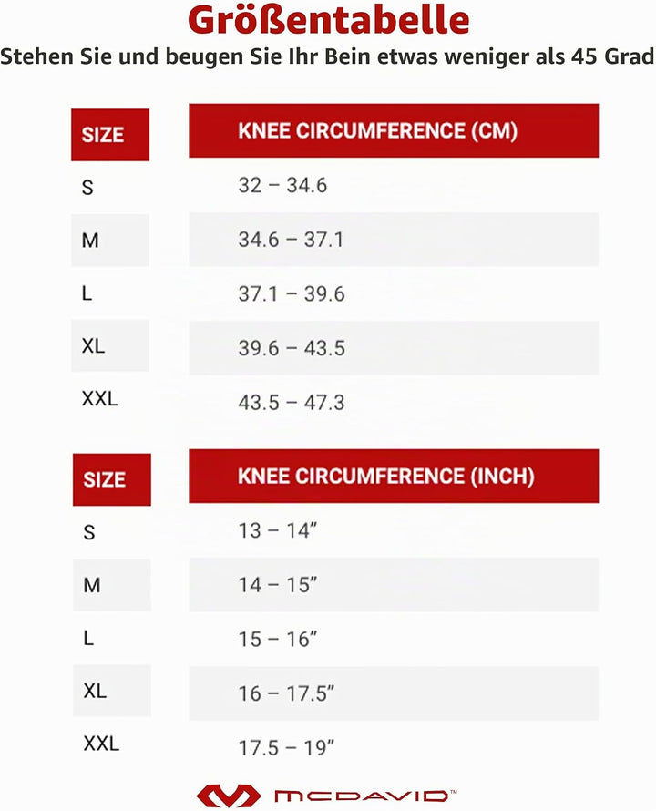 McDavid Knieschoner / knieorthese, schnellere Erholung, mehr Stabilität und Unterstützung beim Sport