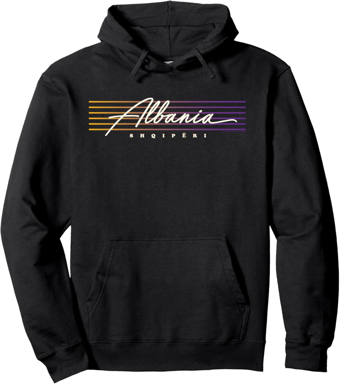 Albania Vintage Retro Albanien Pullover Hoodie