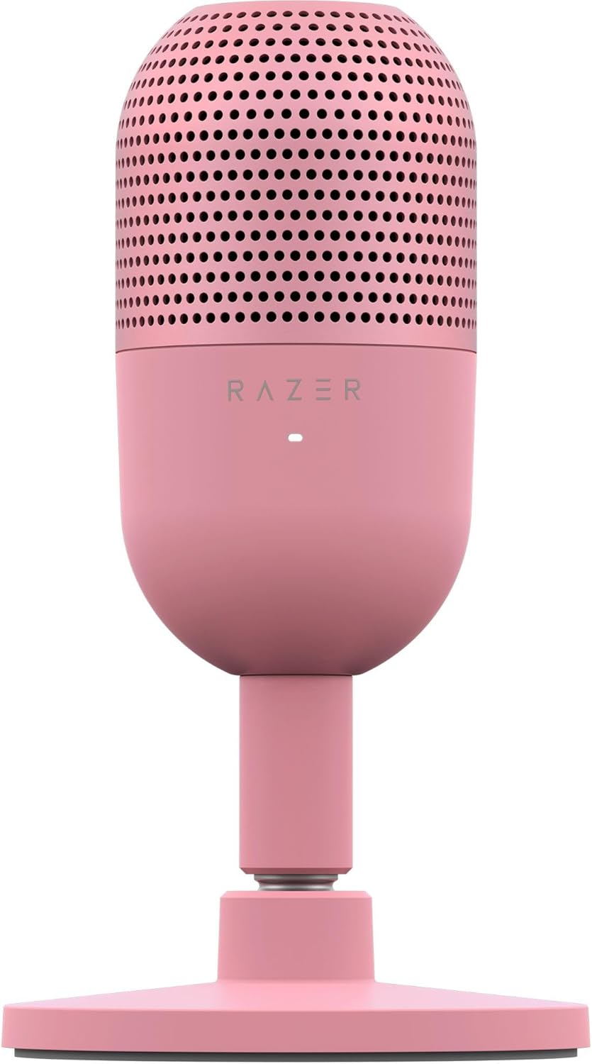 Razer Seiren V3 Mini - Ultrakompaktes USB-Mikrofon (14mm Supernieren Kondensatormikrofon, Tap-to-Mut
