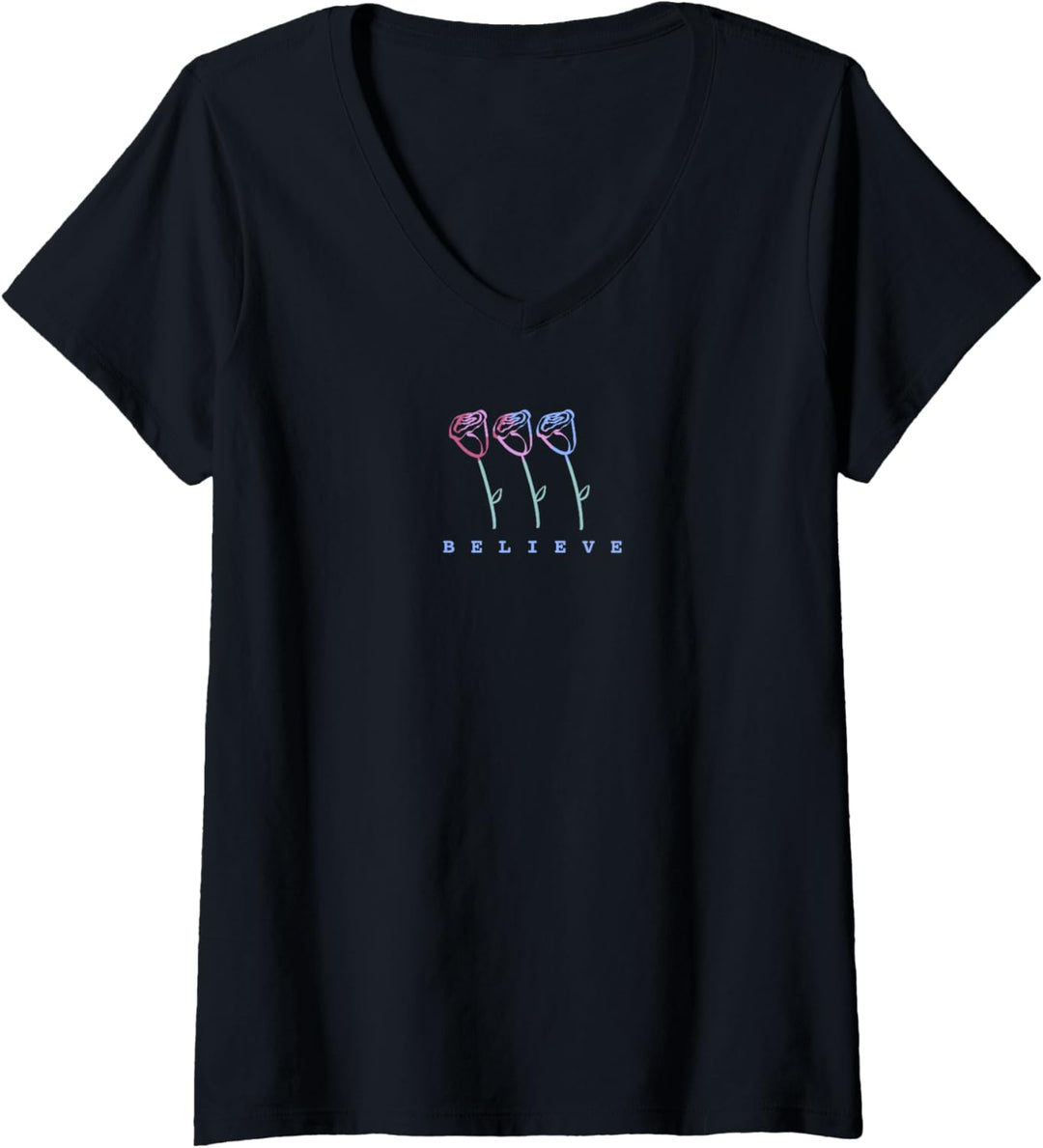 Damen Trendy Be The Reason Someone Believes In The Goodness Of God T-Shirt mit V-Ausschnitt