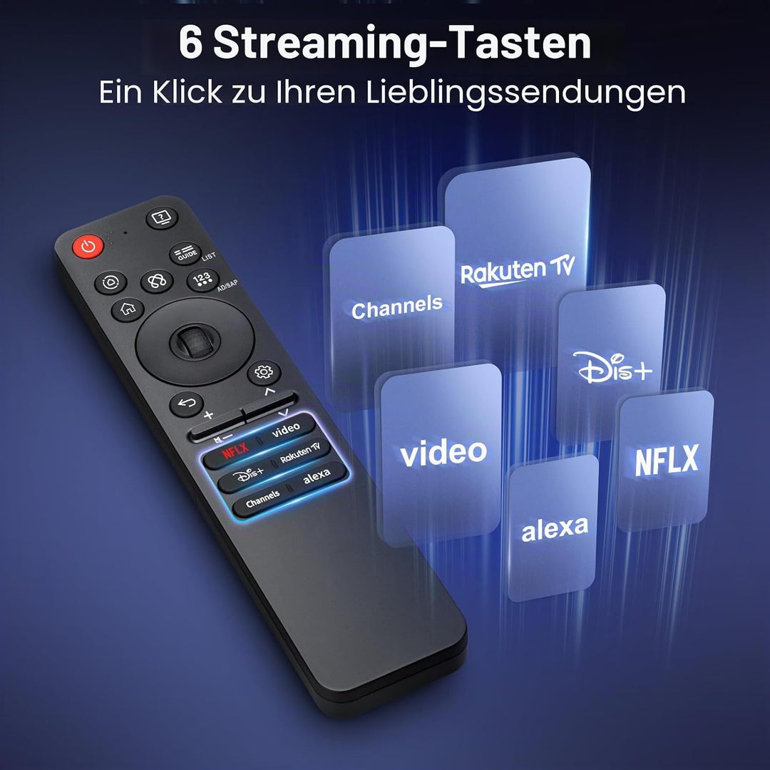 Magic Remote Fernbedienung für LG Smart TV Fernseher OLED EVO QNED 4K UHD NanoCell, für Original AN-