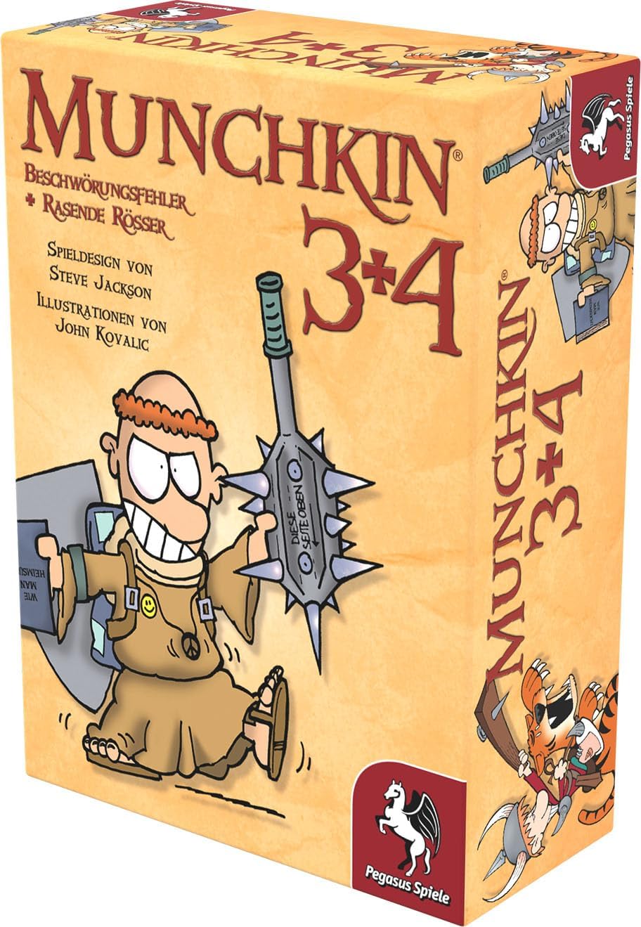 Pegasus Spiele 17224G - Munchkin 3+4 Single, Single