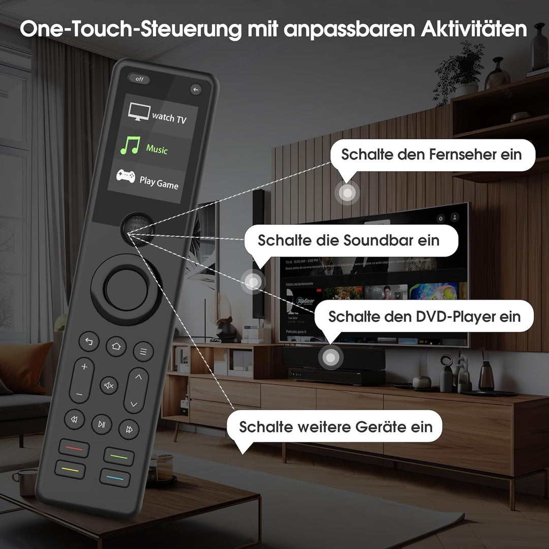 SofaBaton X1S Universal Fernbedienung mit Hub - Bluetooth, IR & 2.4GHz - Anpassbare Aktivitäten für