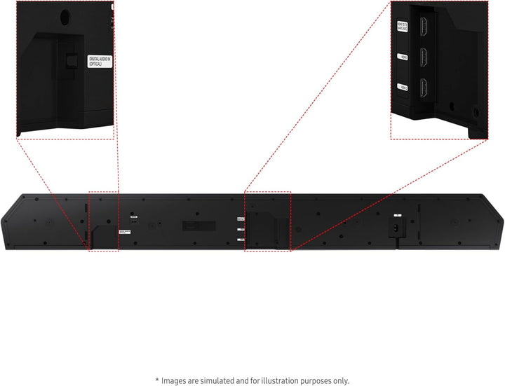SAMSUNG HW-Q990D Soundbar 11.1.4 ch mit Dolby-Sound, Surround-Sound-Erweiterung, adaptiver Sound, ka