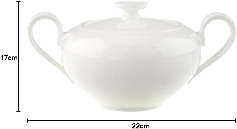 Villeroy & Boch 10-4545-0960 Anmut Zucker-/Marmeladendose, Porzellan