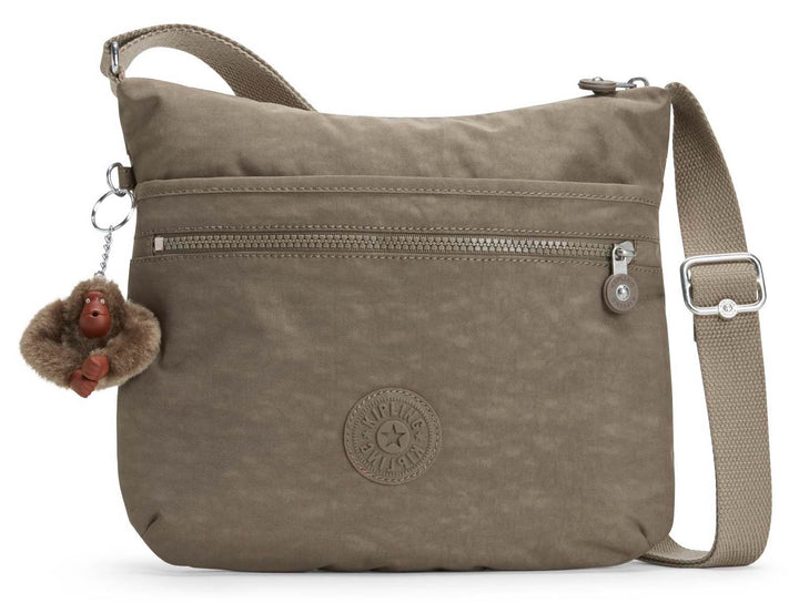 Kipling Arto, Damen Umhängetasche, Braun (True Beige), 15x24x45 cm (W x H x L), True Beige