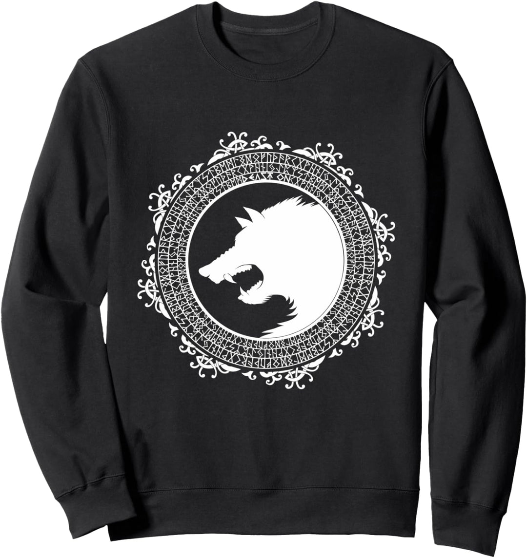 Wikinger Symbol FENRIR Nordisches Symbol Keltische Rune Sweatshirt