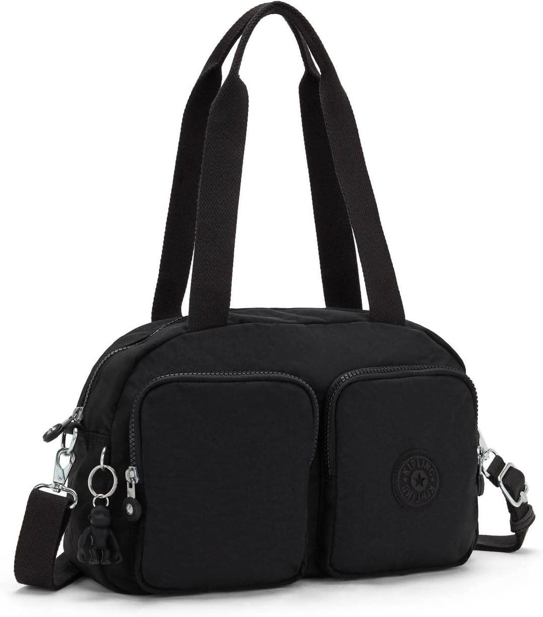 Kipling Damen Cool Defea Schultertaschen, Black Noir, Black Noir