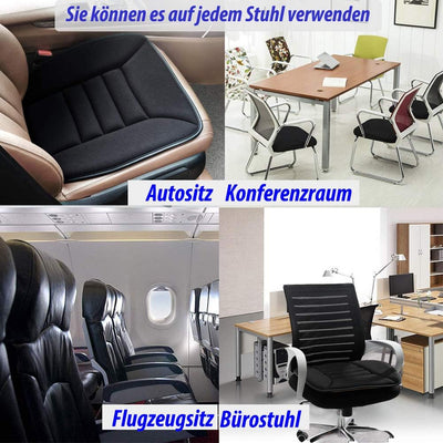 Big Ant Sitzkissen Auto, Orthopädisches Sitzkissen Memory Foam Stuhlkissen Komfort Sitzauflage für H