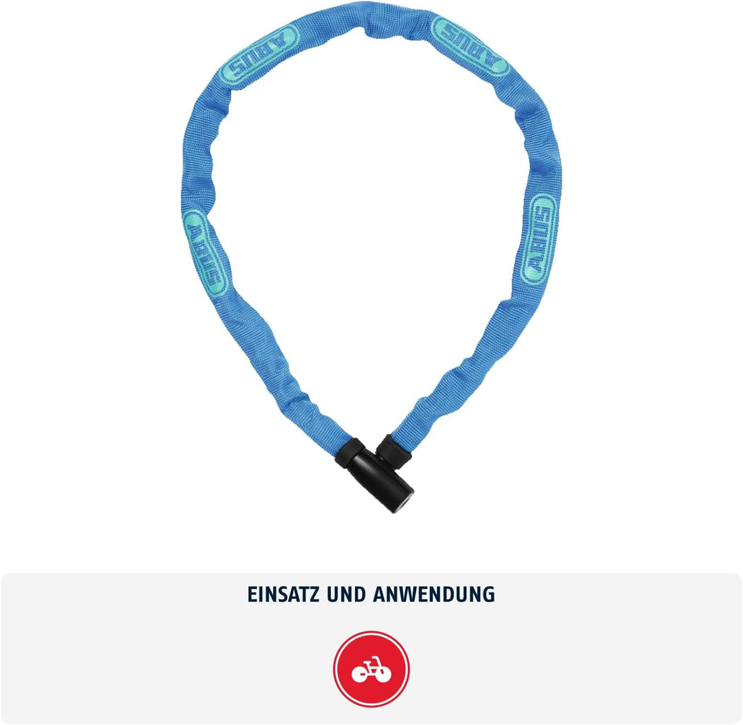 ABUS Kettenschloss Steel-O-Chain 4804K – Fahrradschloss aus Spezialstahl – ABUS-Sicherheitslevel 4 B