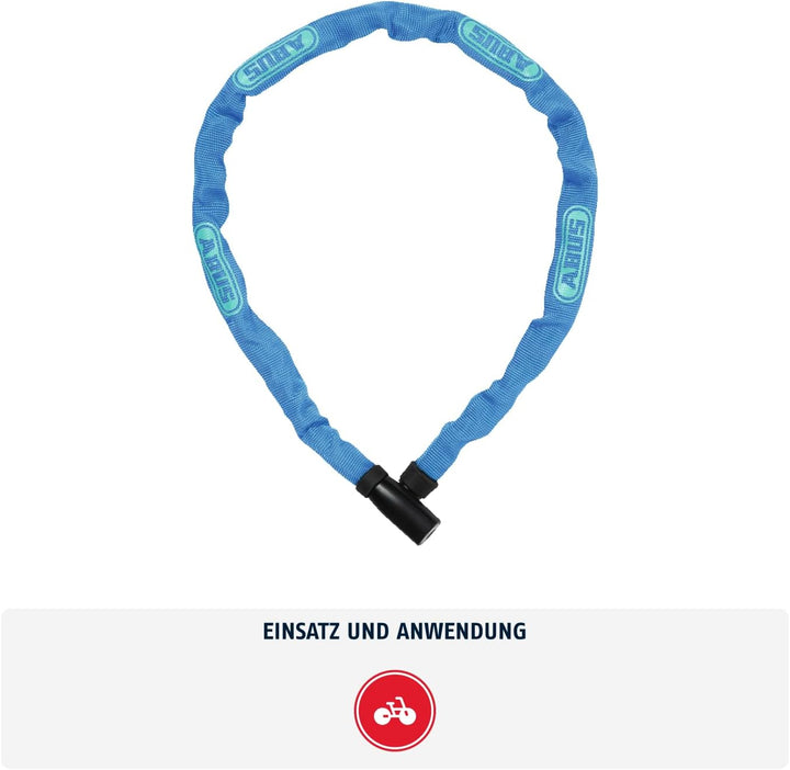 ABUS Kettenschloss Steel-O-Chain 4804K – Fahrradschloss aus Spezialstahl – ABUS-Sicherheitslevel 4 B