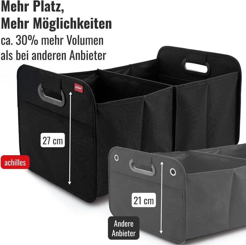 achilles Auto-Faltbox XL - Kofferraumtasche mit grossem Stauraum - grosse Einkaufstasche - Aufbewahr