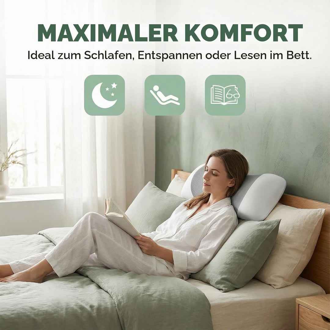 Ergonomisches Lendenkissen für Bett &amp; Sofa – Orthopädisches Lordosekissen zur Entlastung der Lendenw