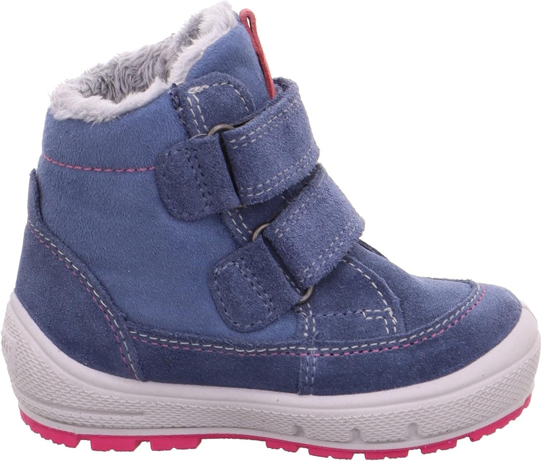 Superfit Mädchen Groovy Warm Gefütterte Gore-tex Schneestiefel, Blau Pink 8020