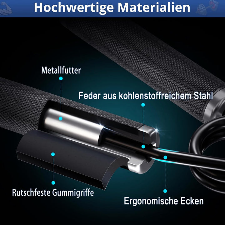 KDG Handtrainer Unterarmtrainer 4er or 6er Pack,22.5KG-157.5KG Metall Griffkraft Trainer,Rutschfeste