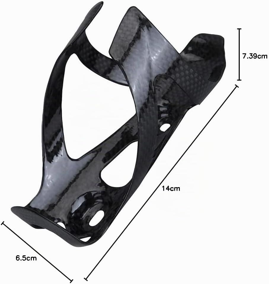 RongXuan 2 Stück Fahrrad Flaschenhalter Voll Carbon Wasserflaschenhalter Leicht Getränkhalter für Mo