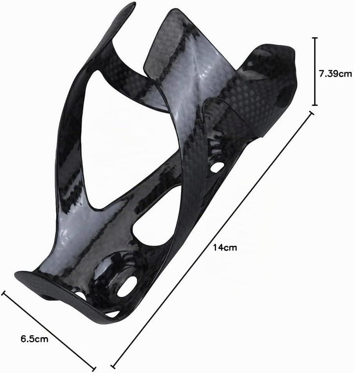 RongXuan 2 Stück Fahrrad Flaschenhalter Voll Carbon Wasserflaschenhalter Leicht Getränkhalter für Mo