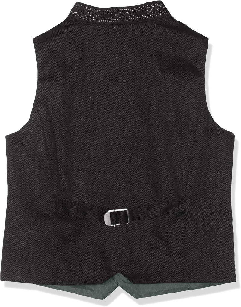 Stockerpoint Jungen Weste Alois Jr. Trachtenweste 110-116 Grau (Anthrazit Anthrazit), 110-116 Grau (
