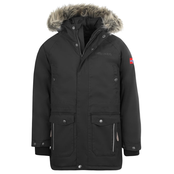 Trollkids Kids Nordkapp Jacket 92 Schwarz, 92 Schwarz