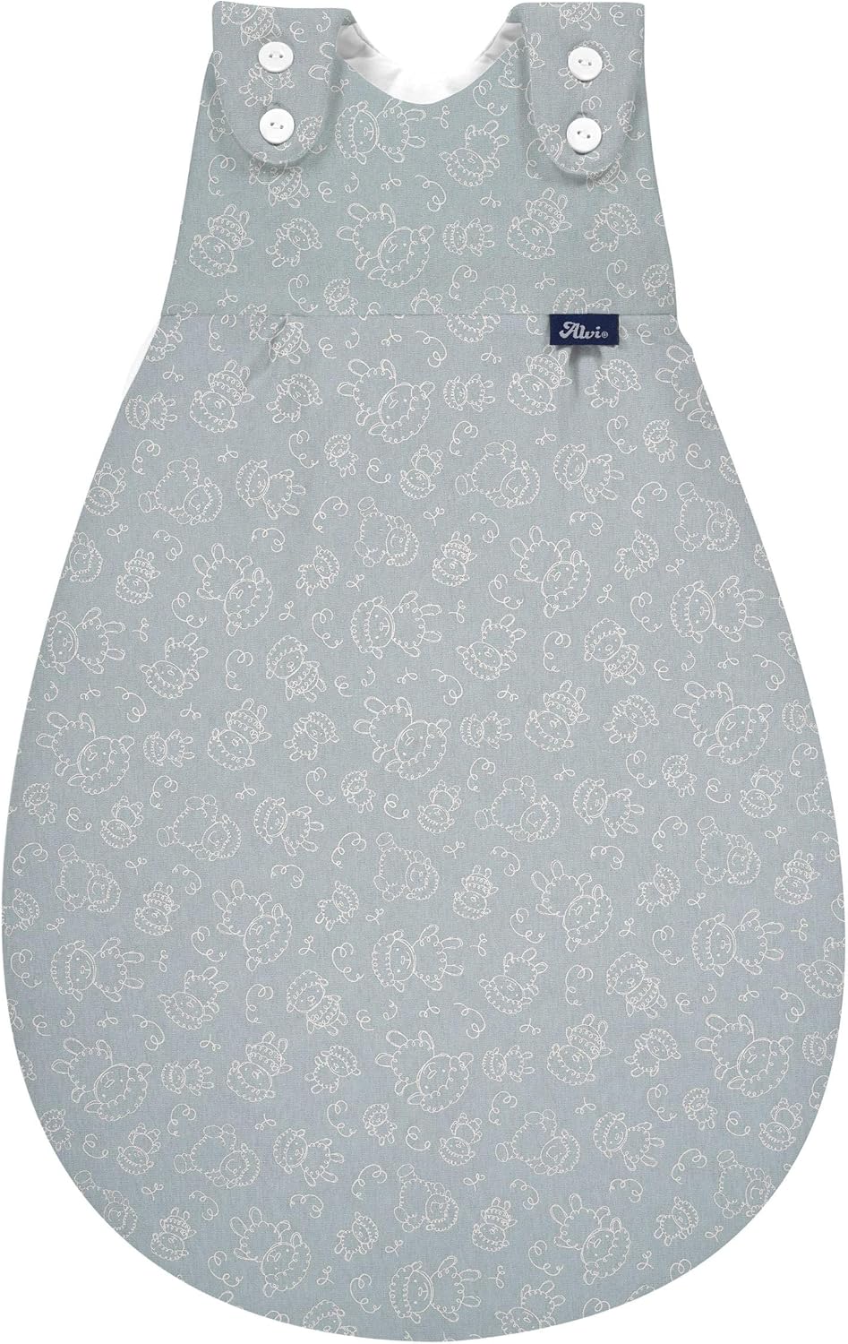Alvi Baby Mäxchen Aussensack Exclusiv I Baby-Schlafsack mitwachsend & atmungsaktiv I Kinderschlafsac