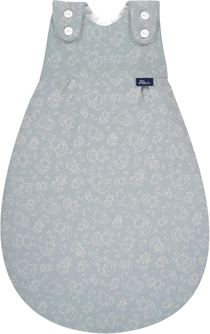 Alvi Baby Mäxchen Aussensack Exclusiv I Baby-Schlafsack mitwachsend & atmungsaktiv I Kinderschlafsac