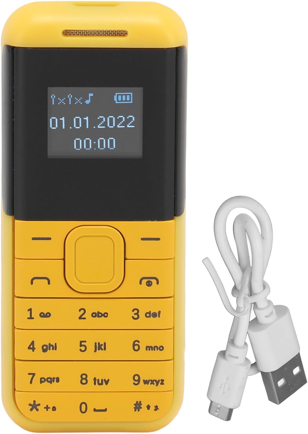 Kleinstes Mobiltelefon, Kleines 2G Telefon, Entsperrtes Telefon, Dual SIM GSM Handy mit Freihändigem
