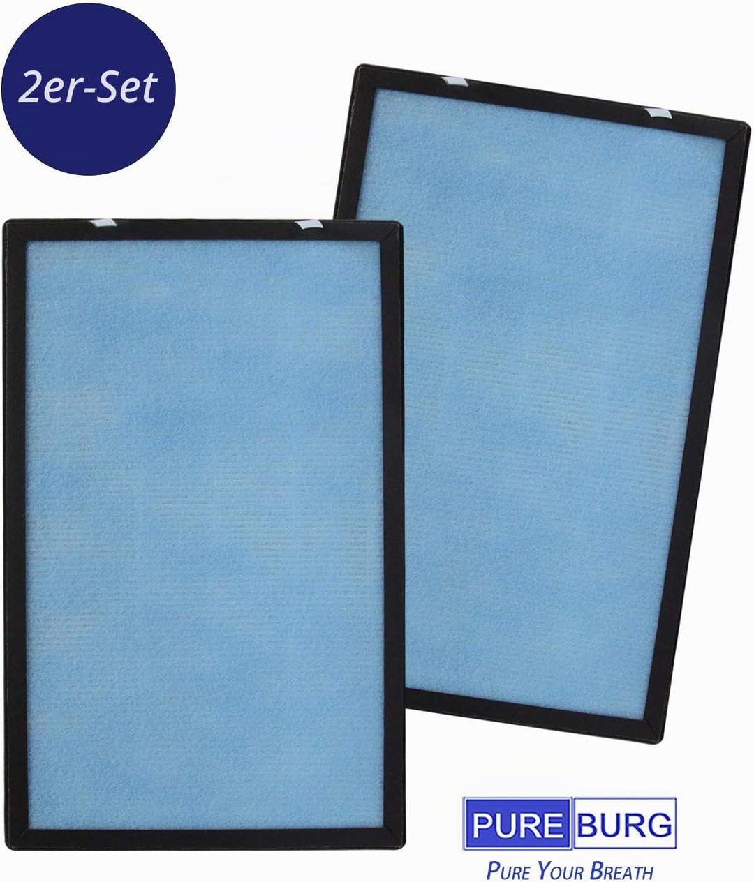 PUREBURG Ersatz-Filter kompatibel mit Newentor NA-218 und Onduva KJ188F-A077 Luftreiniger,2-Pack