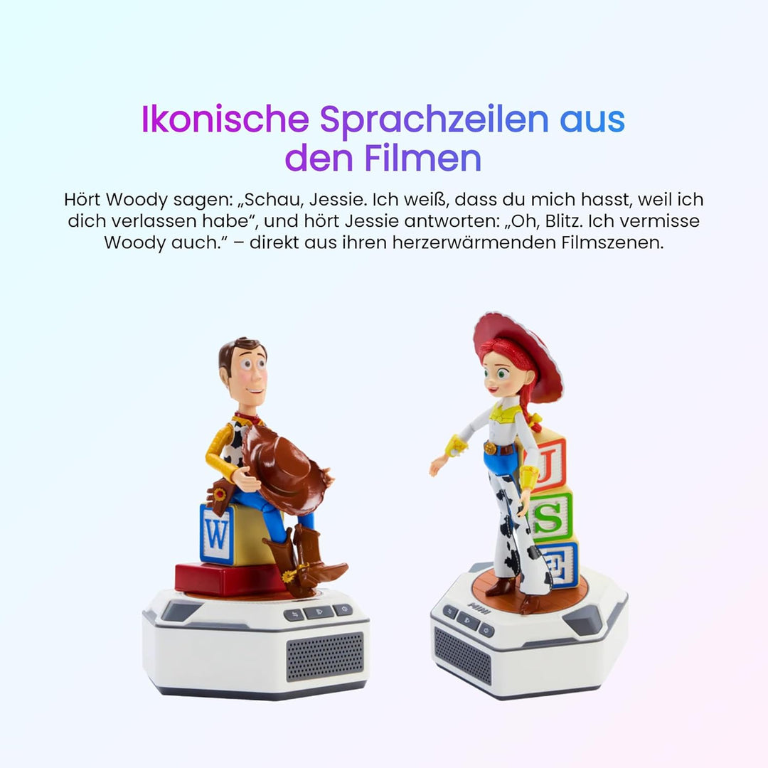 Robosen Mini Roboter – Toy Story Woody & Jessie Set (Englische Version) | Interaktives Smart-Roboter