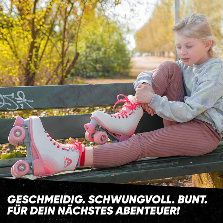 Apollo Disco Roller, Classic Roller | Rollschuhe für Kinder und Erwachsene | grössenverstellbare Qua