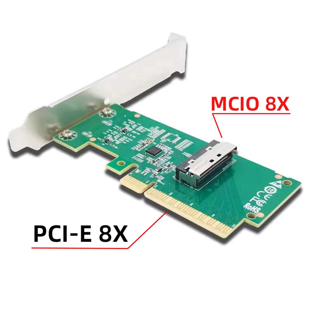 cablecc PCIE5.0 PCI-Express 8x zu MCIO 8i Mini Cool Edge IO SFF-TA-1016 VROC Mainboard SSD Grafikkar