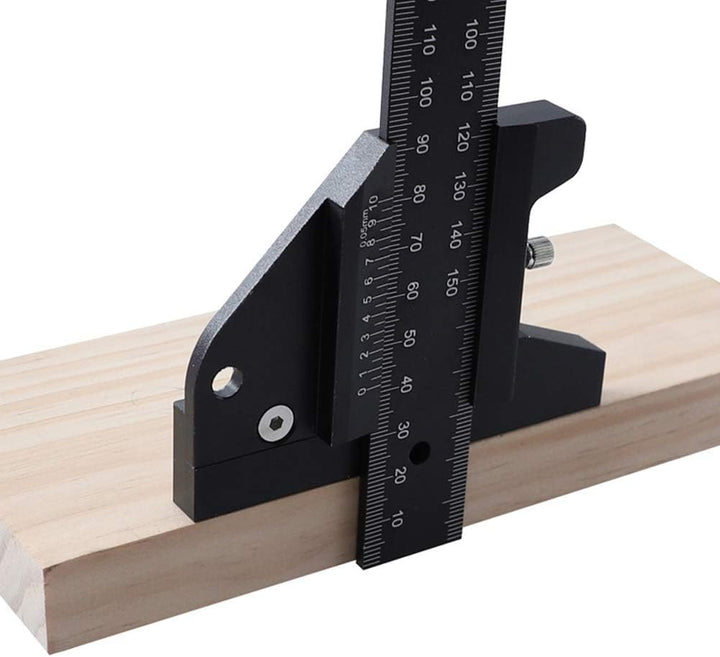 Holzbearbeitungsschreiber - Markierung T-förmiges Lineal Holzbearbeitungsschreiber DIY-Werkzeug Alum