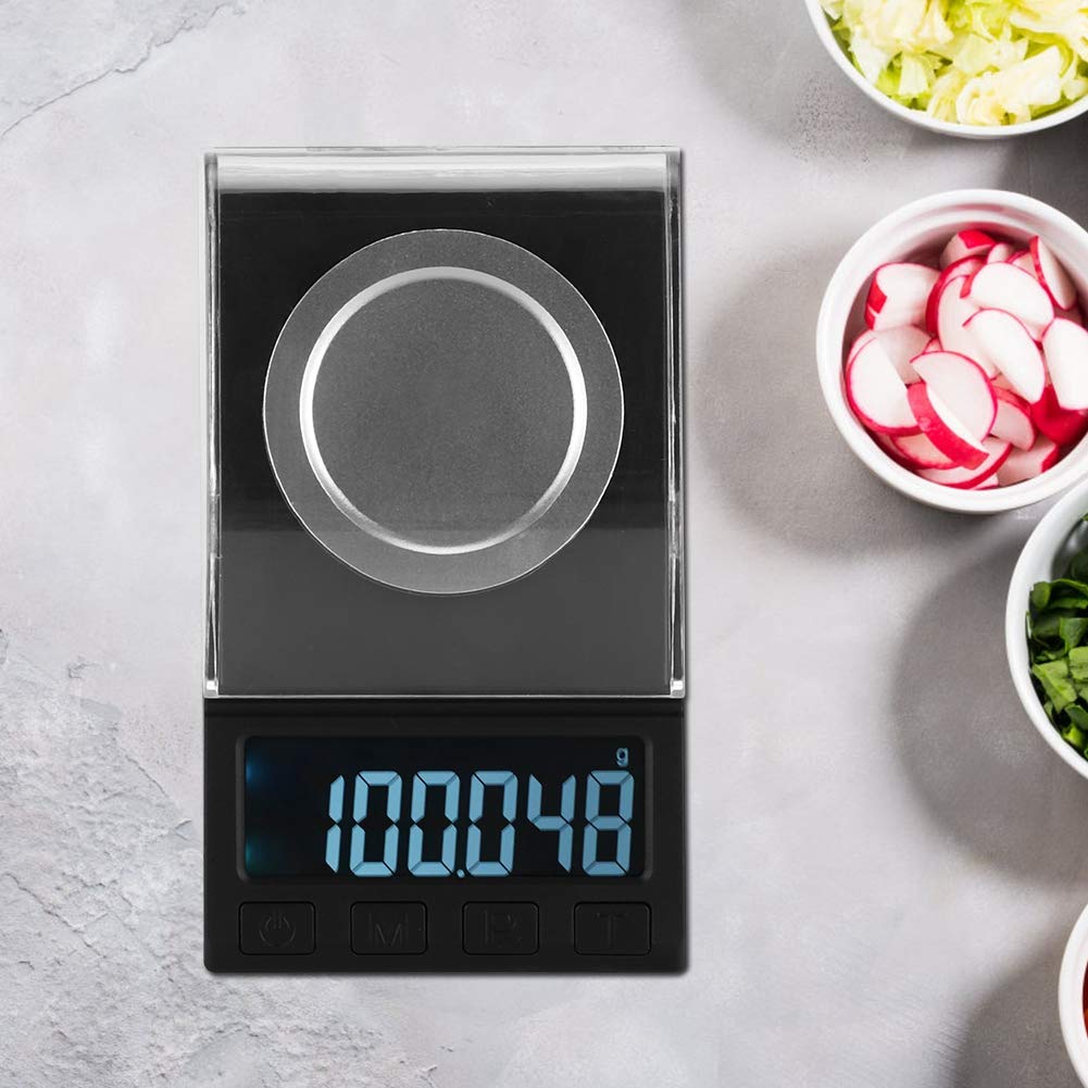 Elektronische Waage,100g/0,001g LCD Mini Elektronische Küchenwaage Digitale Lebensmittel Schmuck Waa