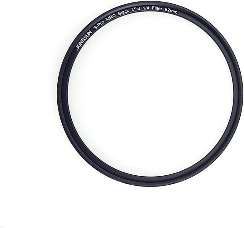 JONGSUN S-Pro MRC Black Mist 1/4 Filter 82mm, Schwarzer Soft Pastell Traum Film Spezialeffekte Filte