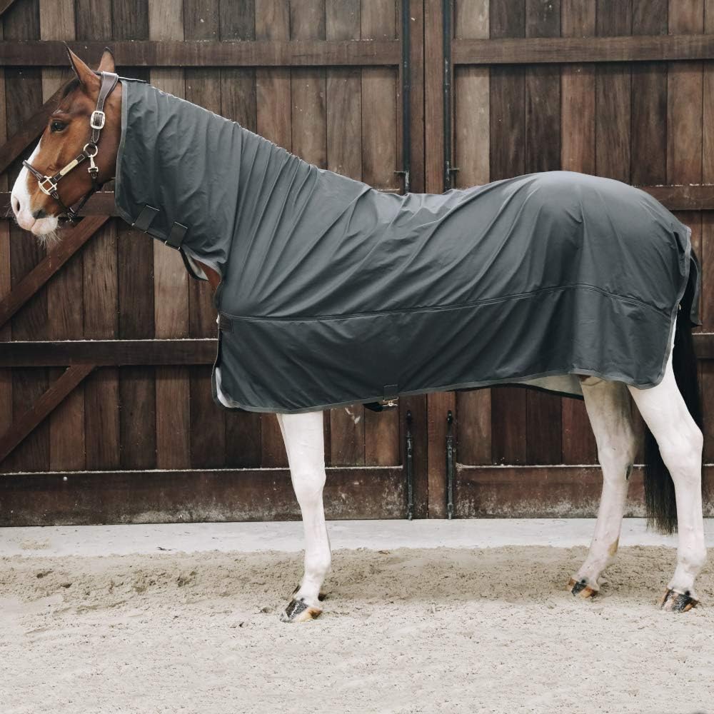 Kentucky Horsewear Horse Rain Coat Regendecke, Grösse:125-140, Farbe:grau 125-140 grau, 125-140 grau