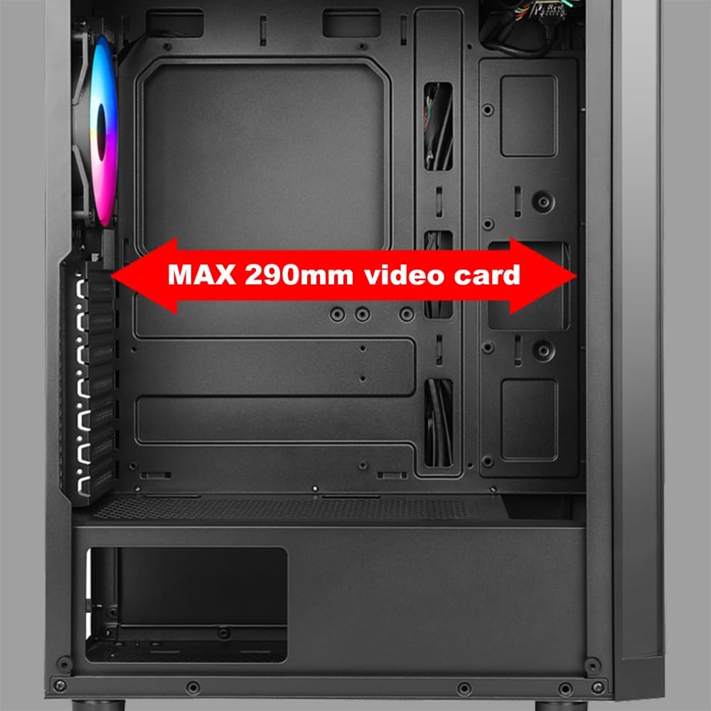 AZZA Spectra 280B Gaming Black, CSAZ-280B Spectra Black