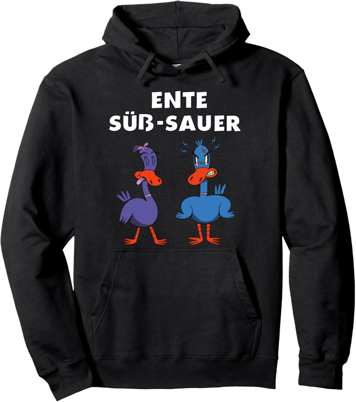 Lustiges Ente Süss Sauer Pullover Hoodie