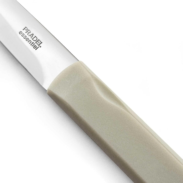 Cuisinox - Mythic – Back- und Besteck-Set – Bratpfanne 24/28 cm, Gemüsemesser – weisse Keramikbeschi
