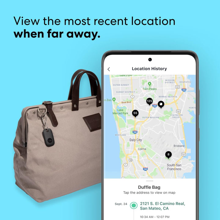 Tile Pro (2022) Bluetooth Schlüsselfinder, 2er Pack, 120m Reichweite, inkl. Community Suchfunktion,